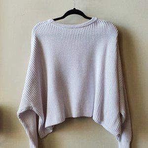 Free People x-small white 100% cotton sweater